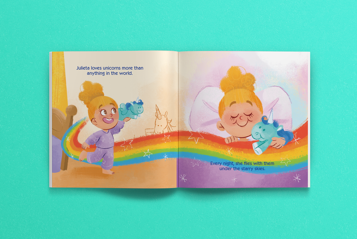 Unicorn Fantasy - Paperback Character Book