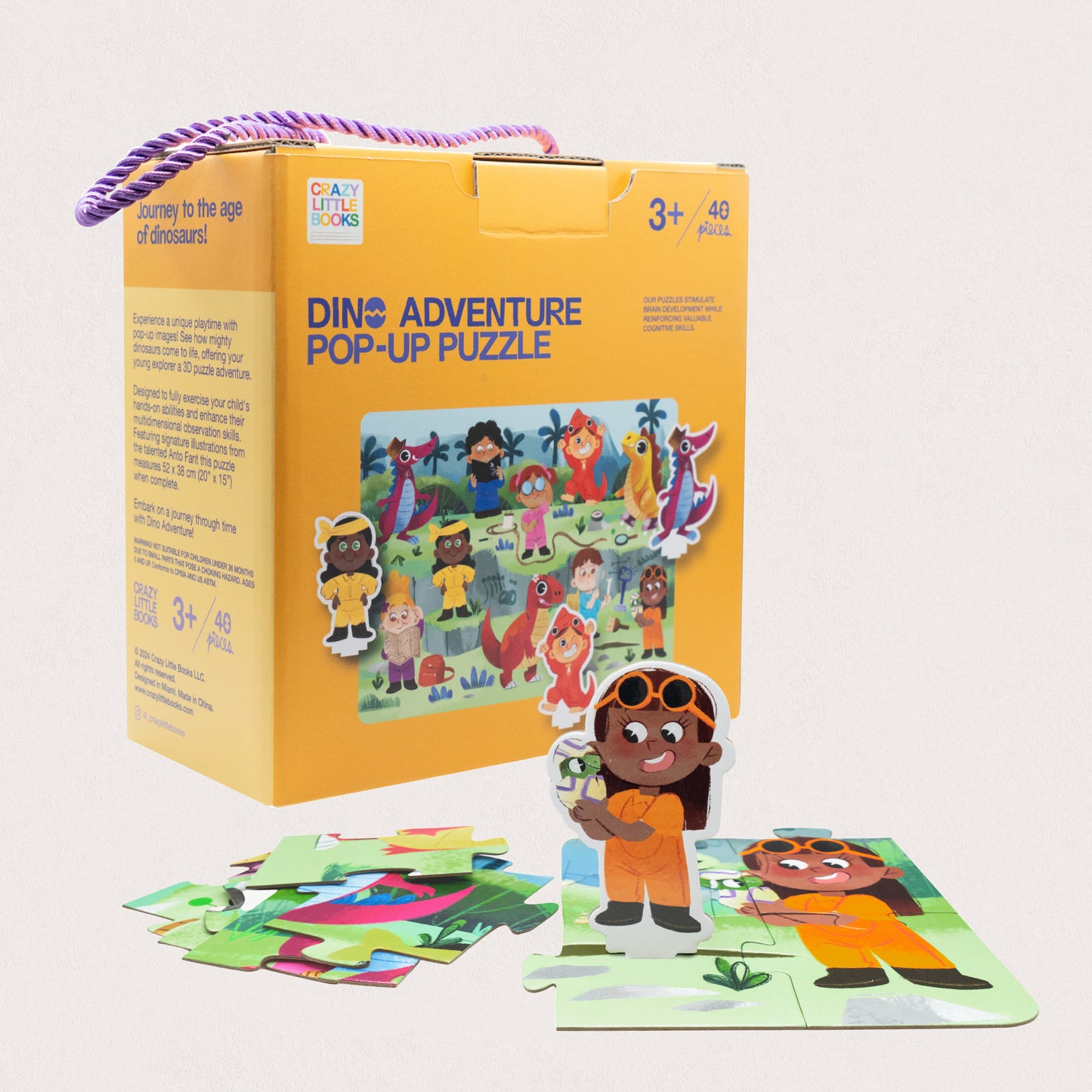 Dino Adventure Pop Up Puzzle