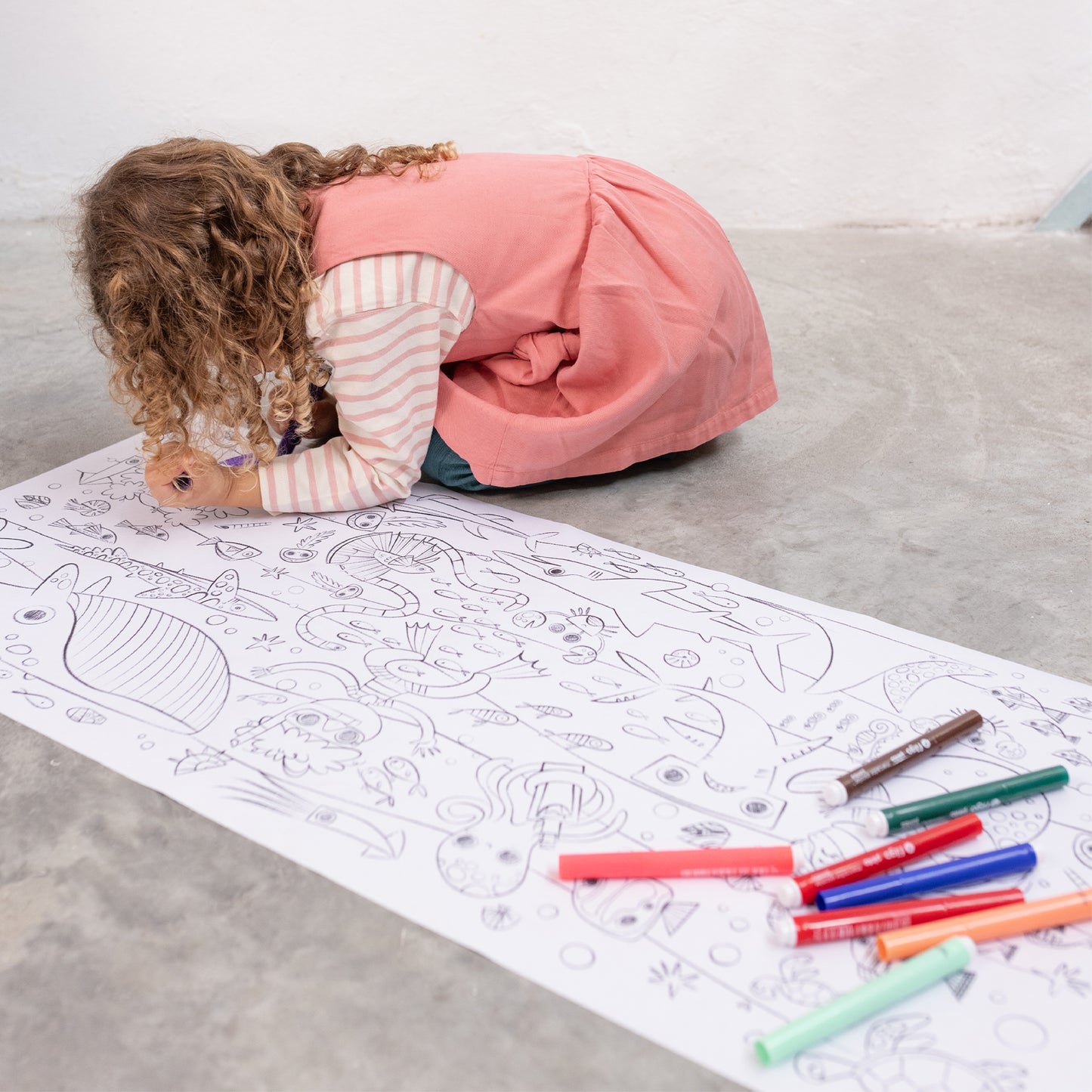 Mermaid Magic Coloring Roll
