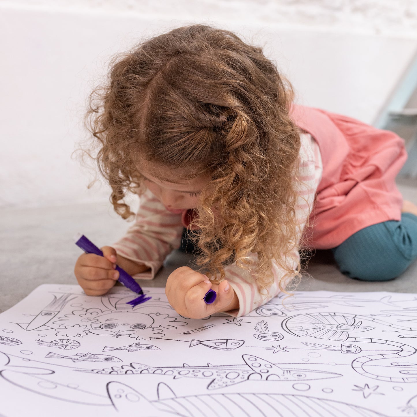 Mermaid Magic Coloring Roll