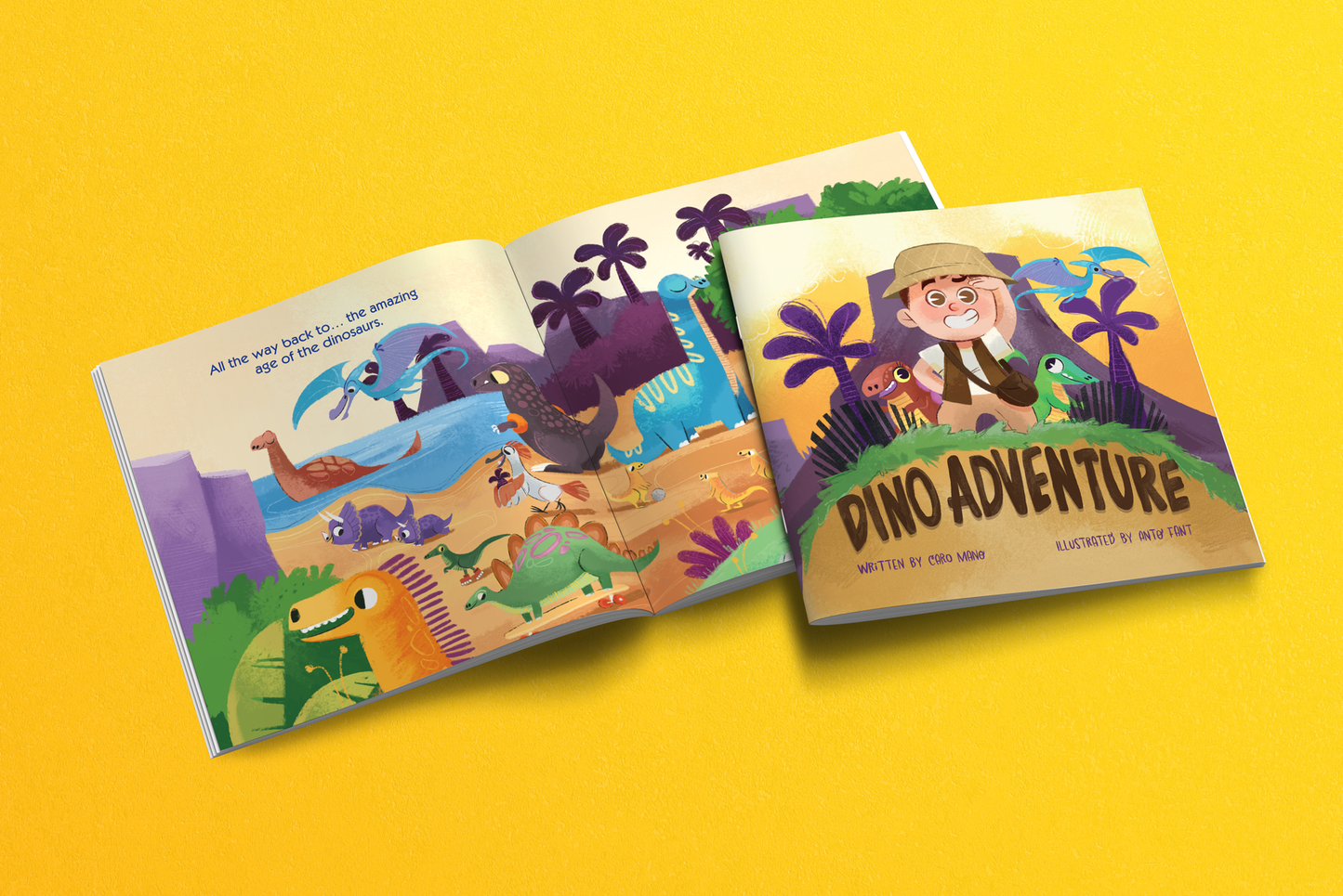 Dino Adventure - Paperback Character Book