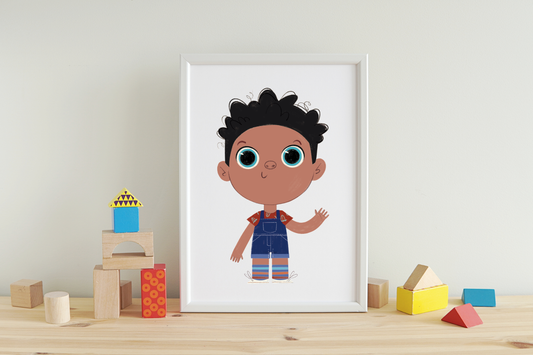 Personalized Digital Print - Driving Dream Style
