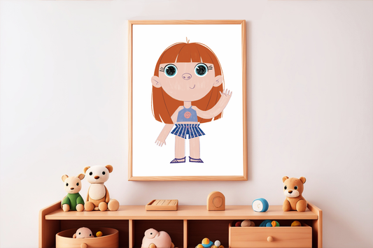 Personalized Digital Print - Mermaid Magic Style