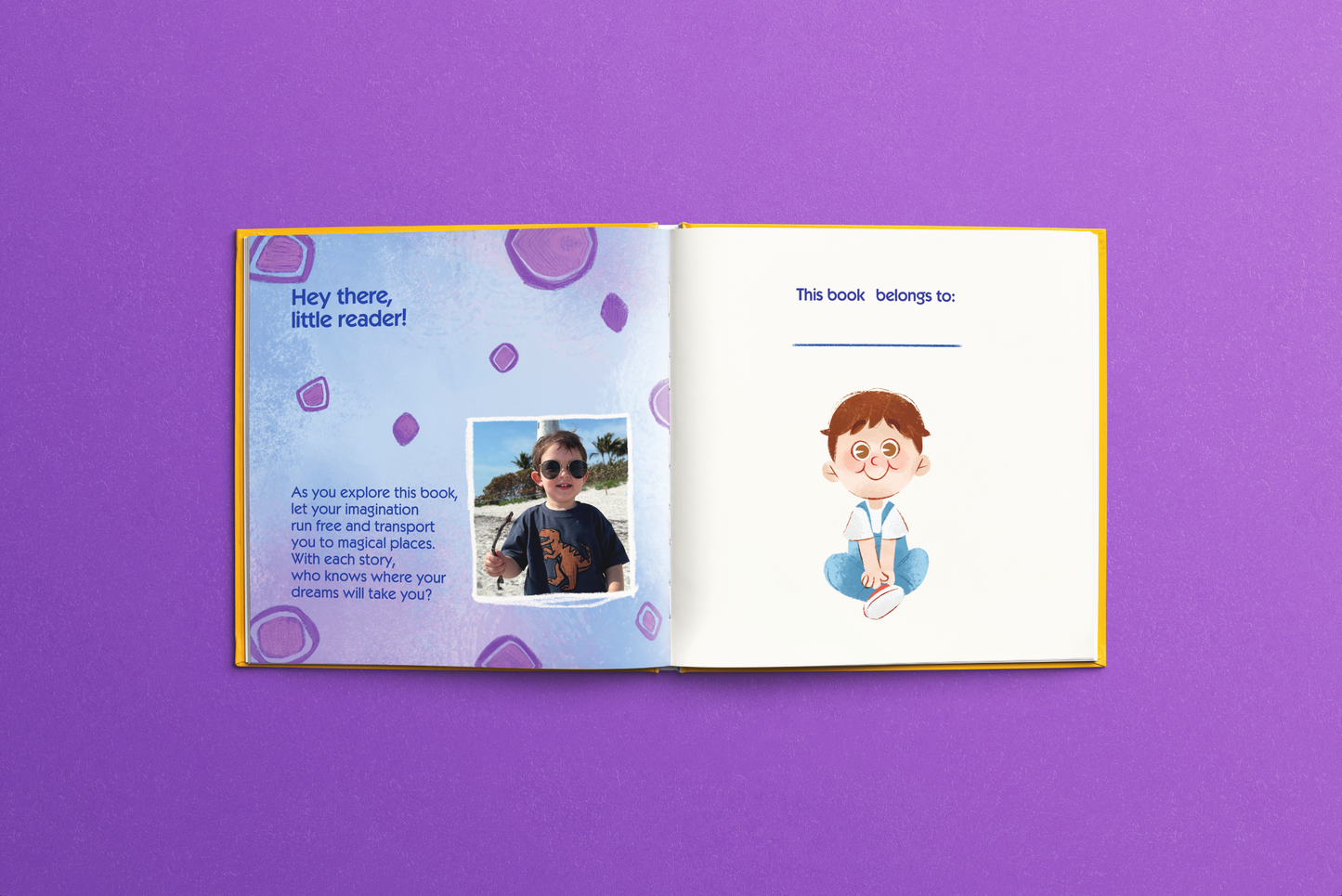 Dino Adventure Personalized Book